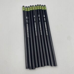 Lot of 10 Dixon Ticonderoga Black #2‎ HB Pencils Unsharpened